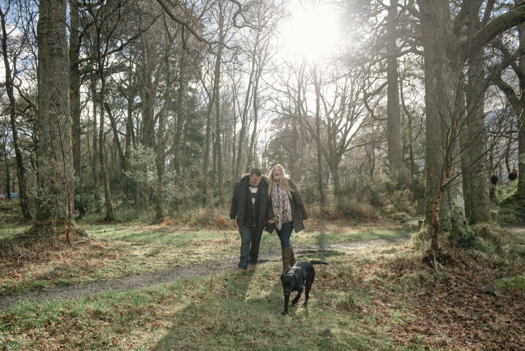 Natural Engagement Photographer Scotland
