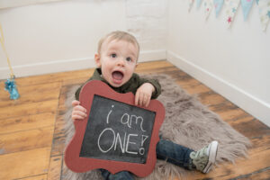 first birthday photography session