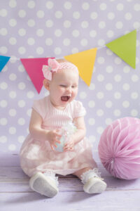cake smash glasgow photography studio