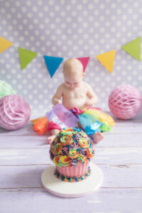 cake smash glasgow photography studio