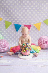 cake smash glasgow photography studio