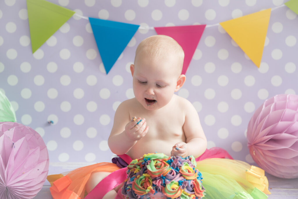 cake smash glasgow photography studio