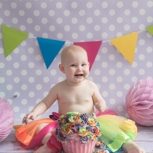 cake smash glasgow photography studio