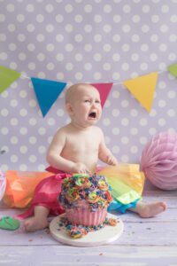 cake smash glasgow photography studio