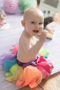 cake smash glasgow photography studio