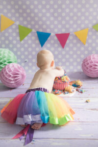 cake smash glasgow photography studio