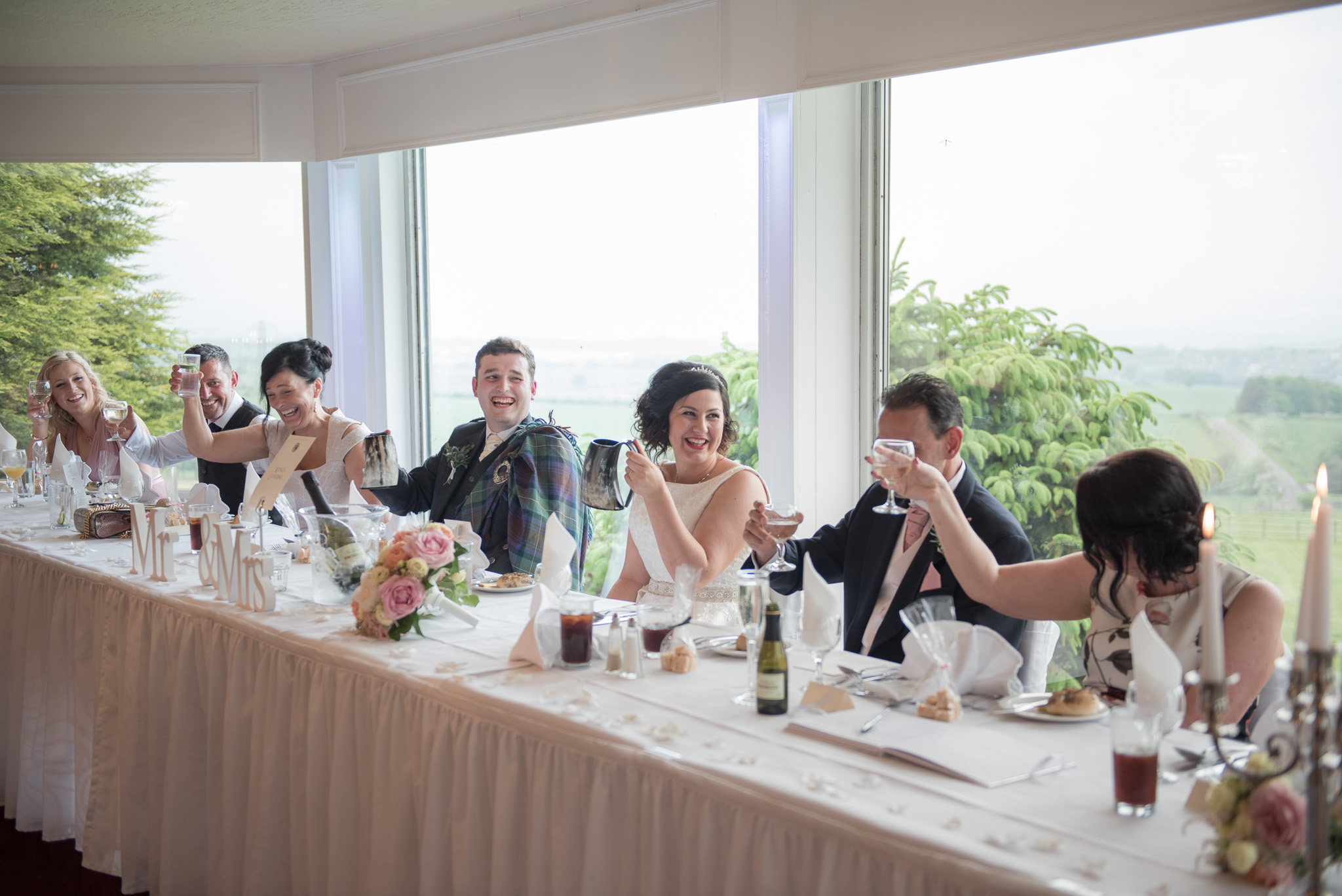 natural wedding photographer falkirk scotland
