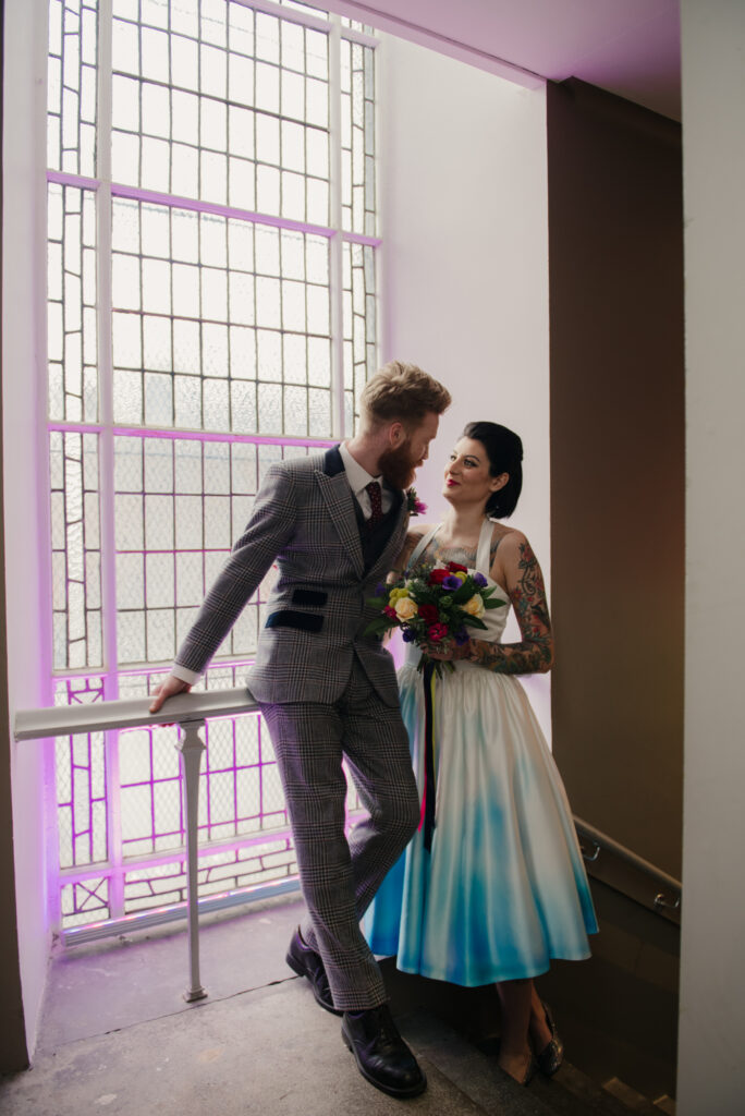 Urban wedding photographer Glasgow Scotland