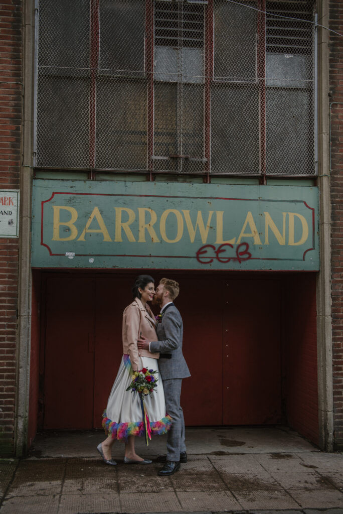 Urban wedding photographer Glasgow Scotland