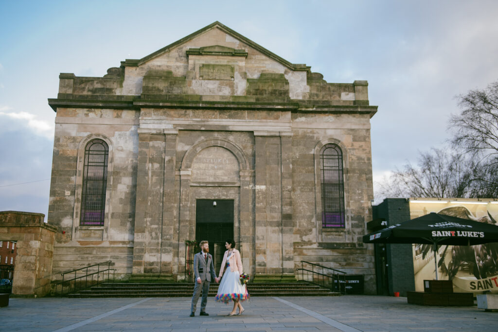 Urban wedding photographer Glasgow Scotland