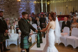 Scottish castle wedding