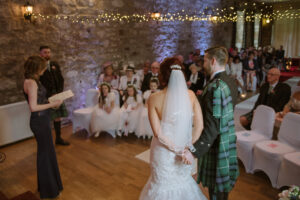Scottish castle wedding