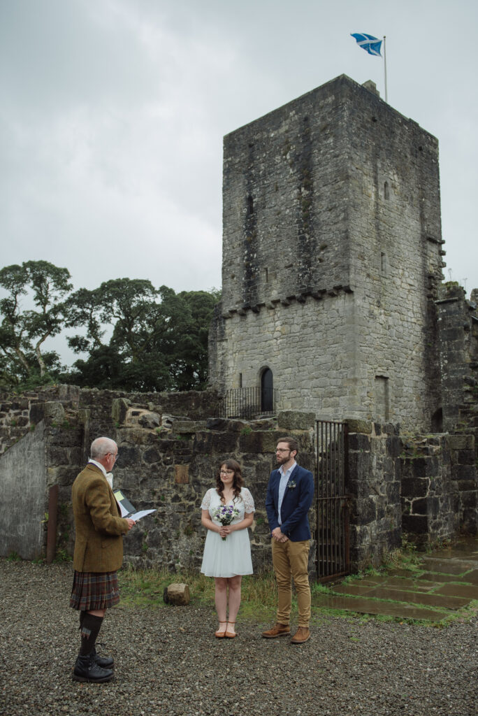 Castle elopement Scotland