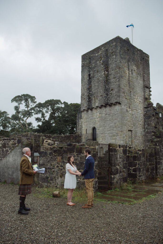 Castle elopement Scotland