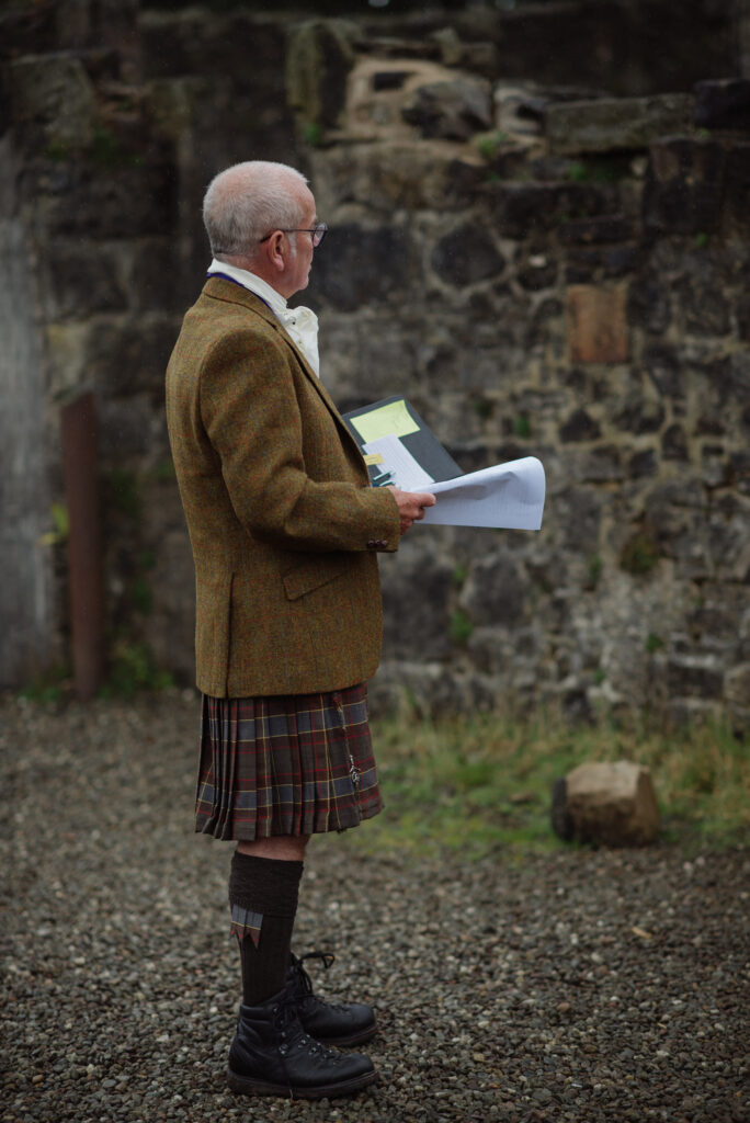 Castle elopement Scotland