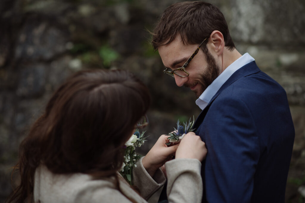 Castle elopement Scotland