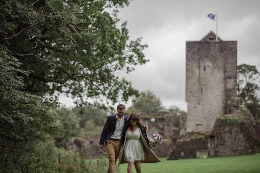 Castle elopement Scotland