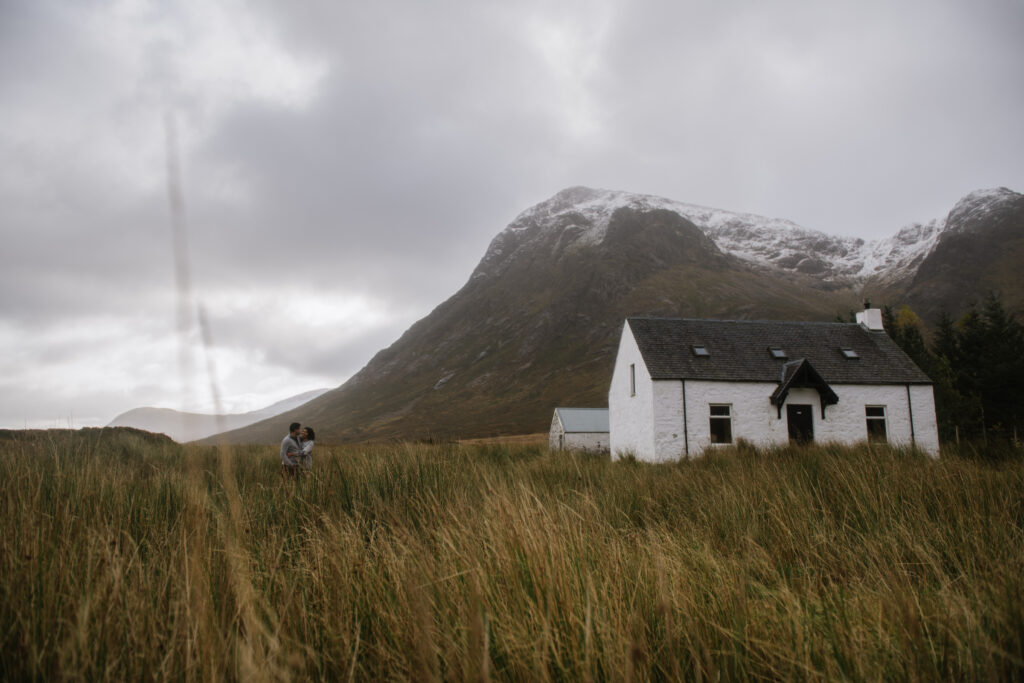 scottish highlands adventure engagement session