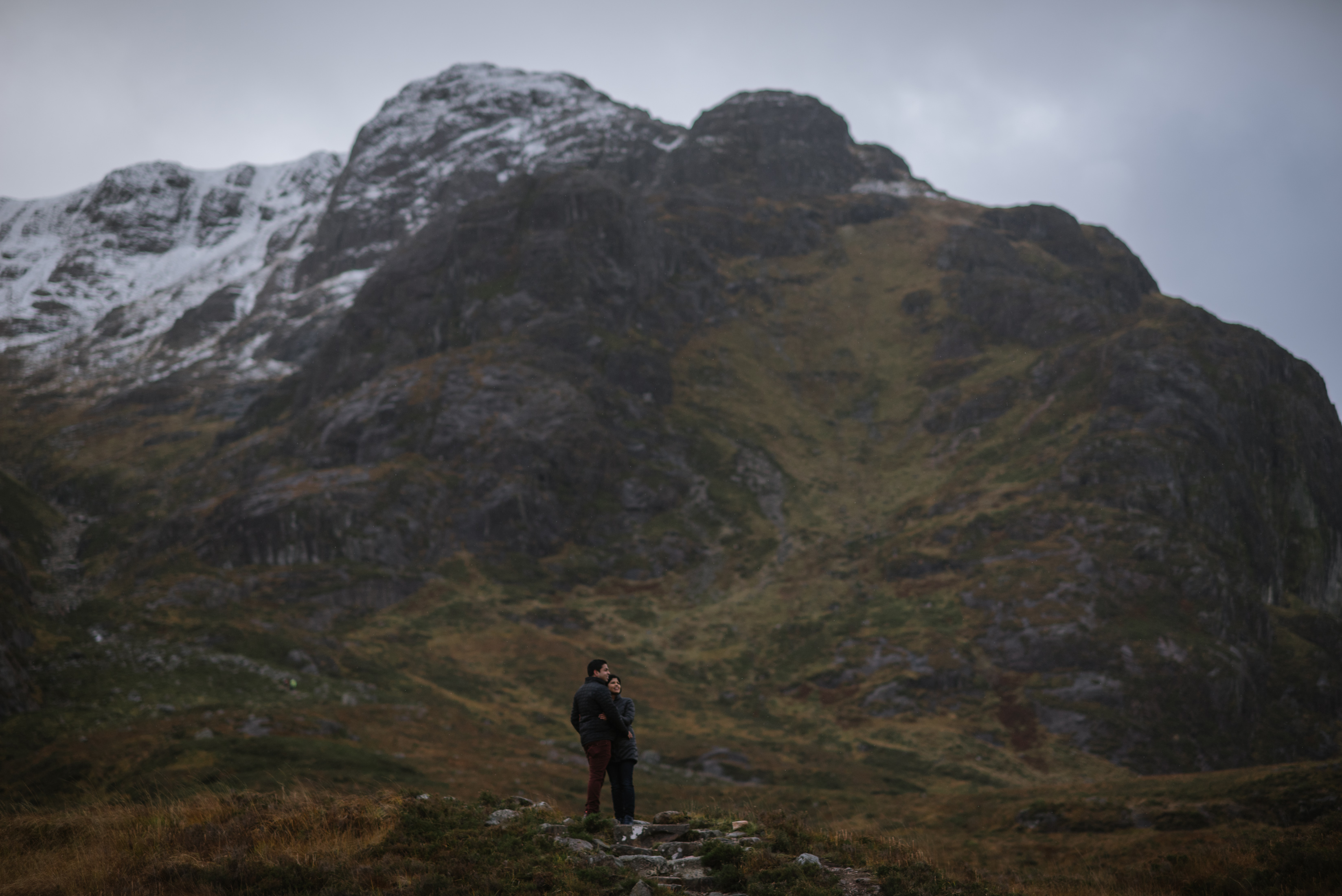 scottish highlands adventure engagement session