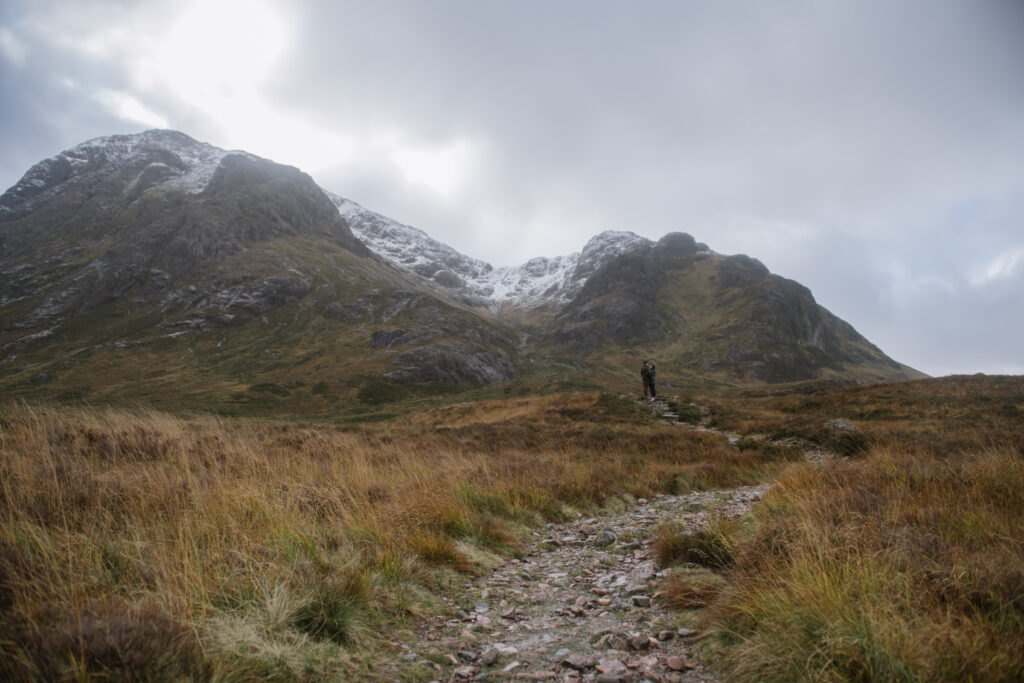 scottish highlands adventure engagement session