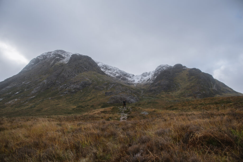 scottish highlands adventure engagement session