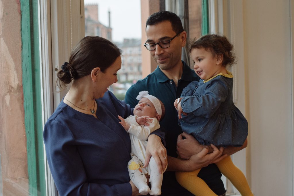 lifestyle family photographer west end glasgow
