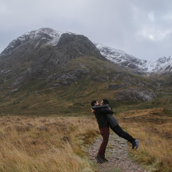 Alternative Wedding Photographer Scotland couples shoot glencoe adventure