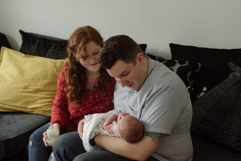 in home baby photographer glasgow scotland