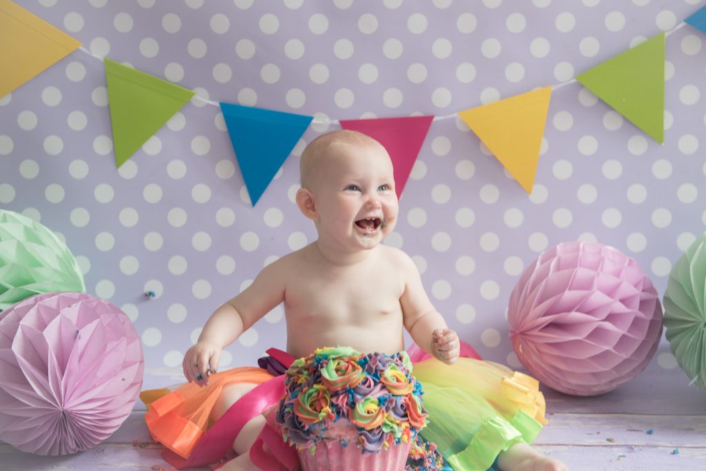 cake smash glasgow photography studio