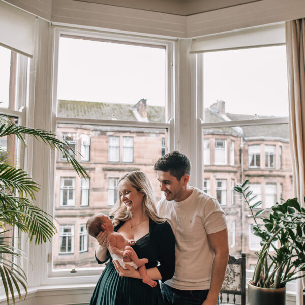 in home newborn photography Glasgow West End