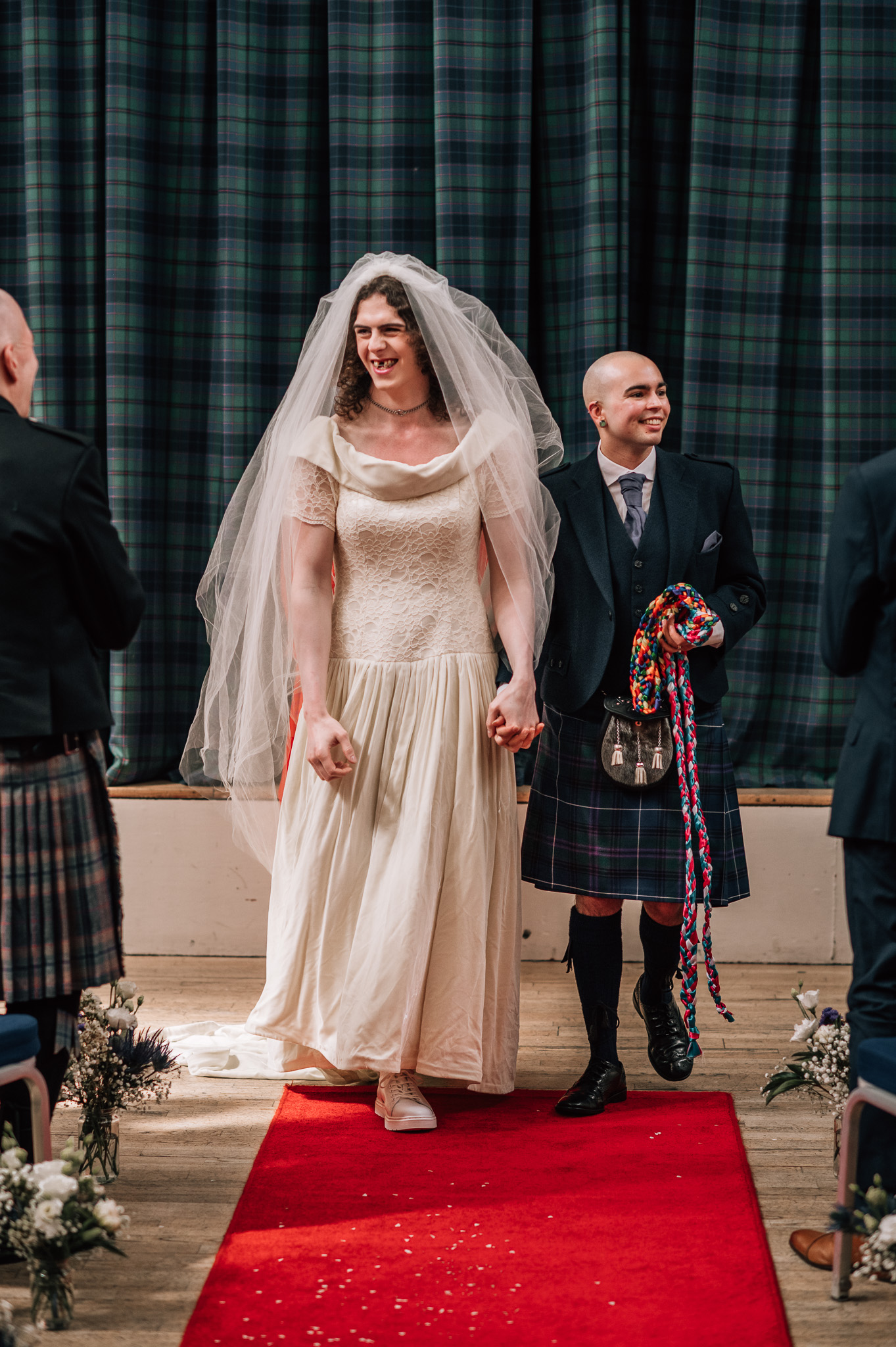 Trans inclusive wedding photographer Glasgow, Scotland